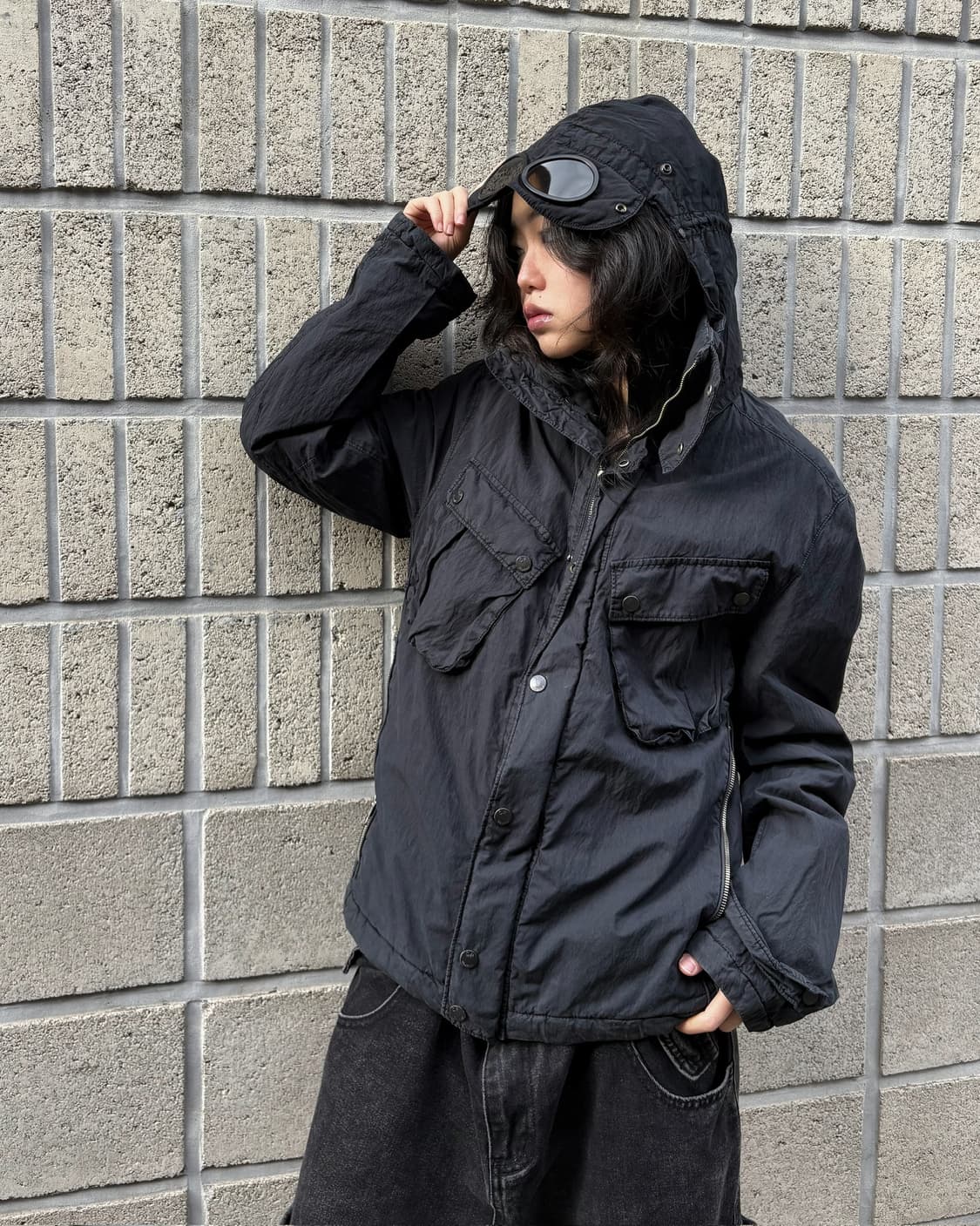 CP 컴퍼니 고글 윈드브레이커 자켓 상품이미지4