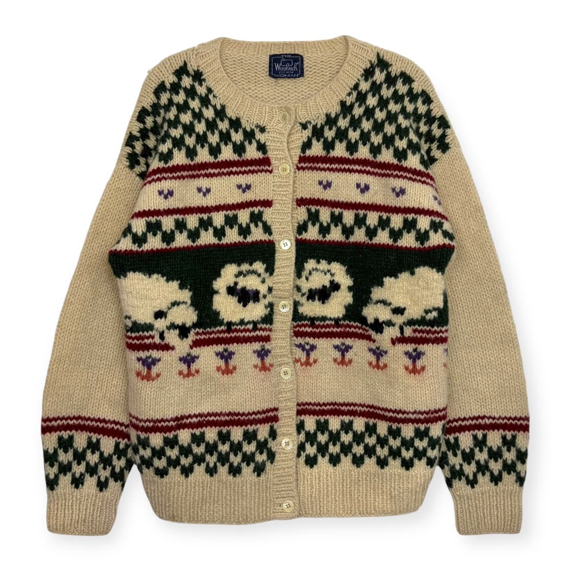 울리치 패턴 니트 가디건 상품이미지1