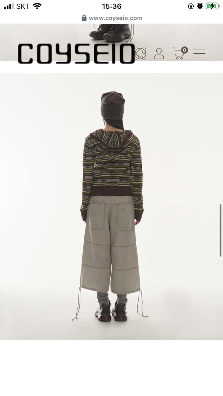 코이세이오 듀얼 심플 비니 차콜 상품이미지4