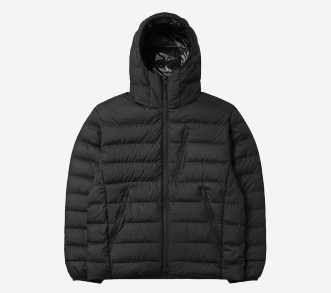 무신사 스탠다드 시티 레저 후드 라이트 다운 자켓 블랙 상품이미지1