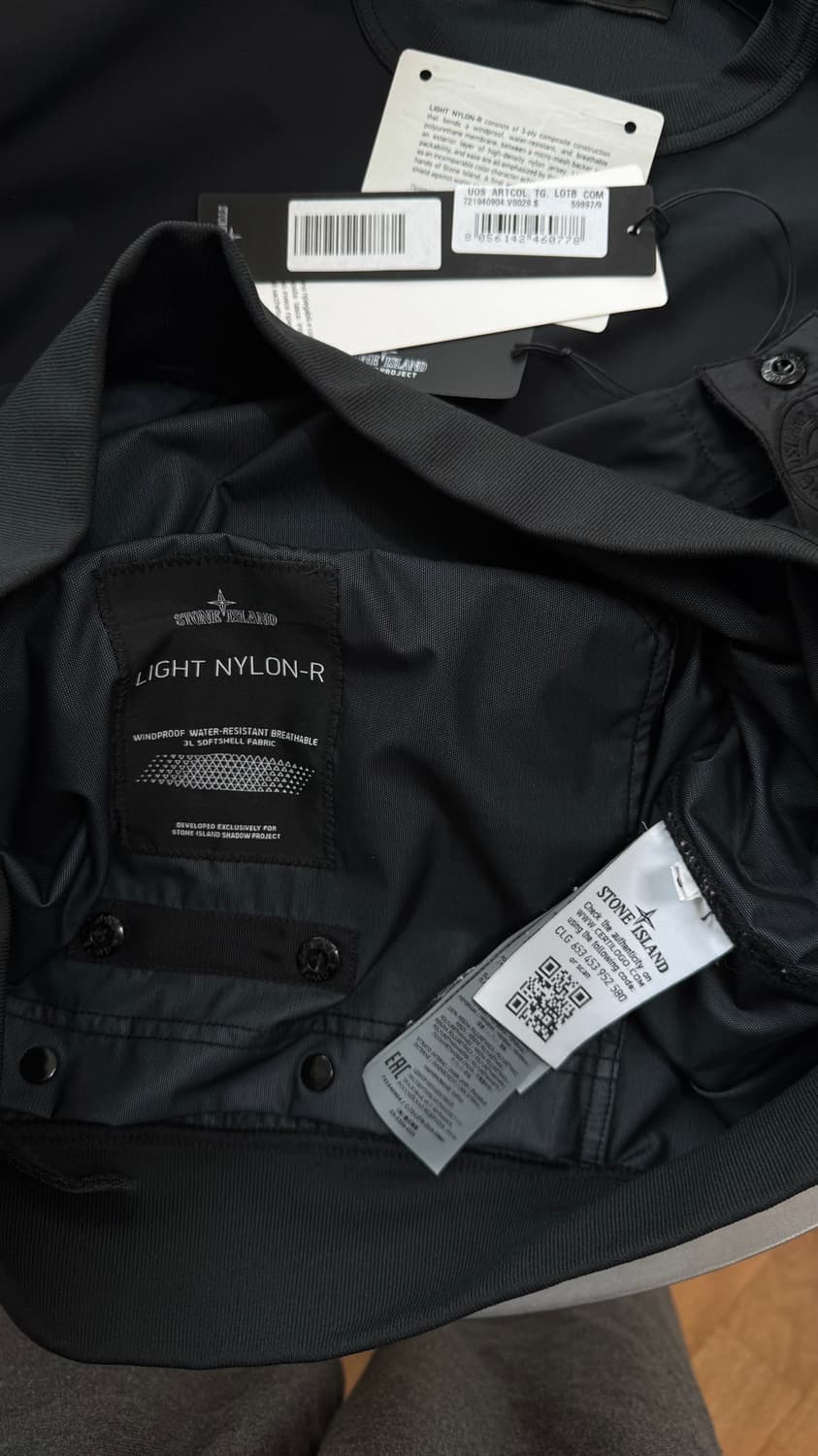 스톤아일랜드 쉐도우 프로젝트 나일론 맨투맨 s 19ss 상품이미지5