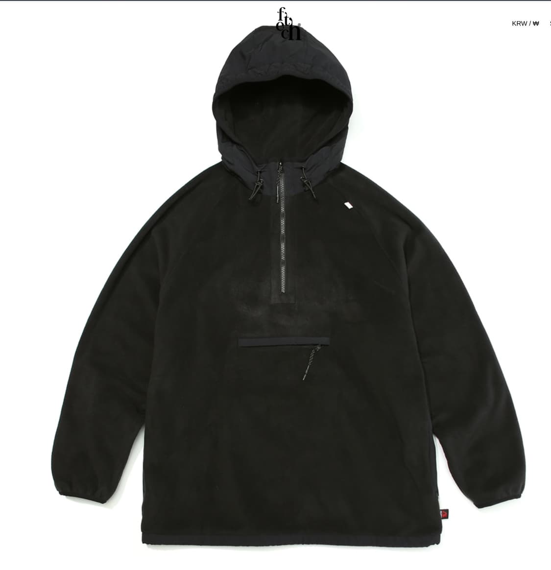 Fetch 패치 폴라텍 아노락 자켓 상품이미지1