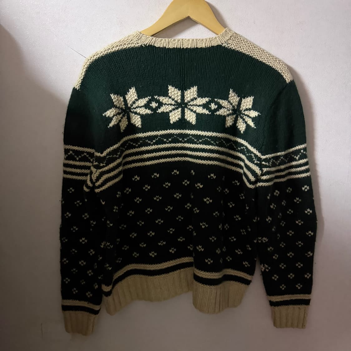 폴로 랄프로렌 눈꽃 빈티지 노르딕 두툼 니트 XL (100정도) 상품이미지6