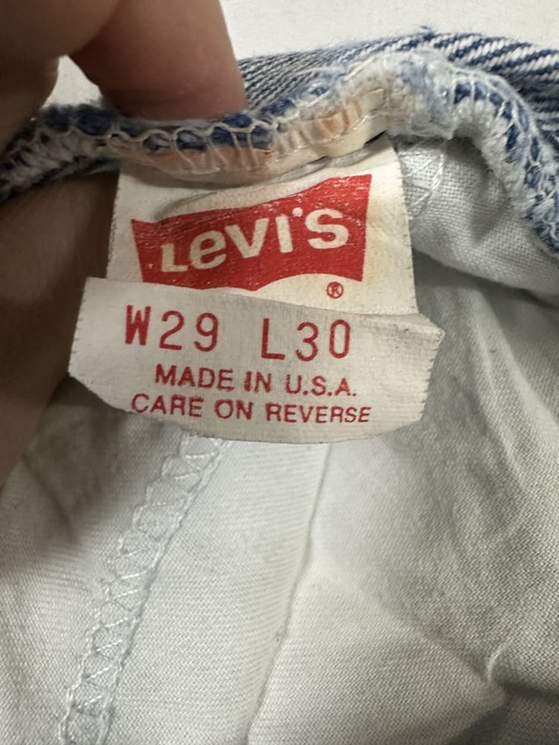 [W29L30] LEVI'S 리바이스511 90s USA 오렌지탭 빈티지 상품이미지6