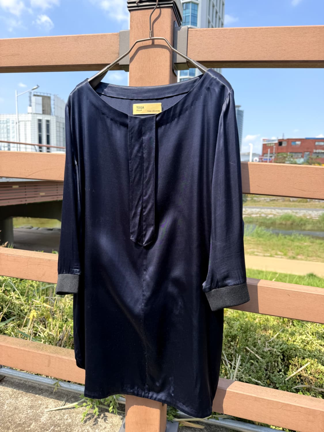 Toga Pulla Navy Dress (Made In Japan) 상품이미지1