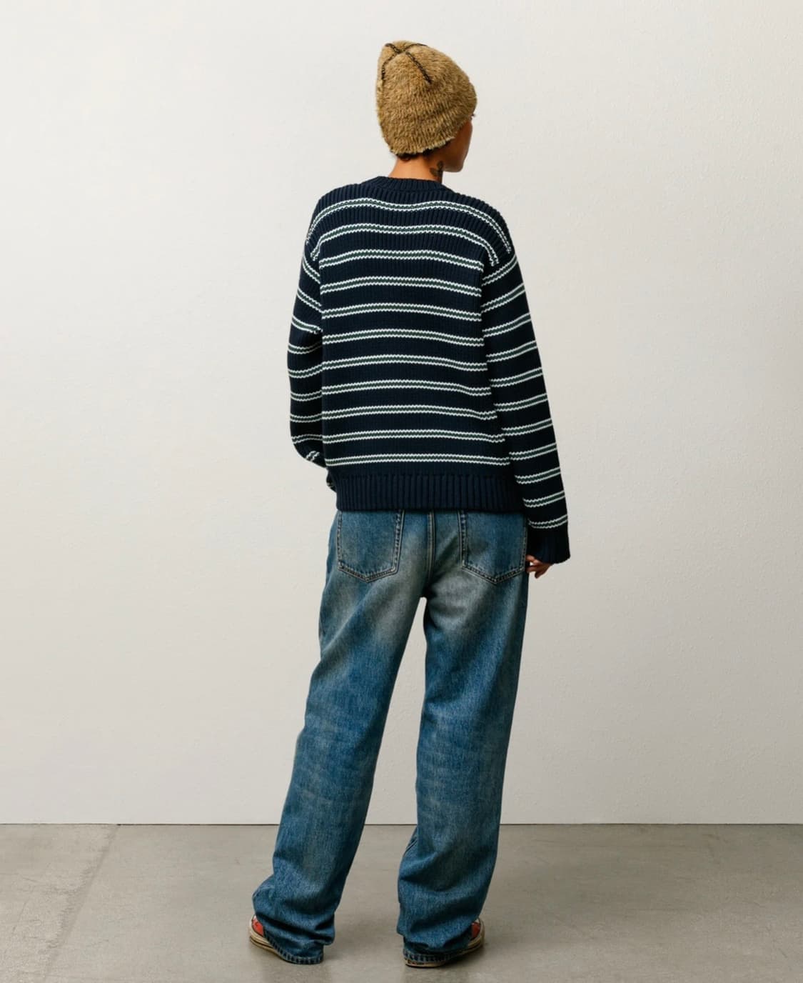 CHUNKY COTTON STRIPE SWEATER 상품이미지5