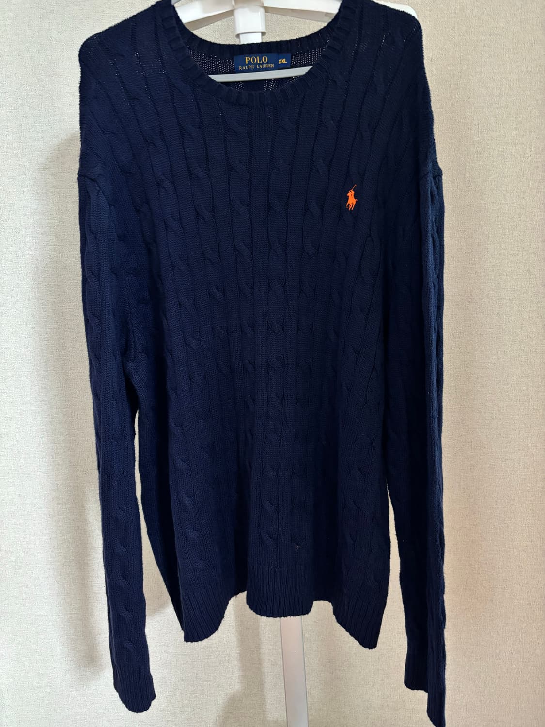 폴로 랄프로렌 케이블 니트 네이비 XXL 상품이미지1