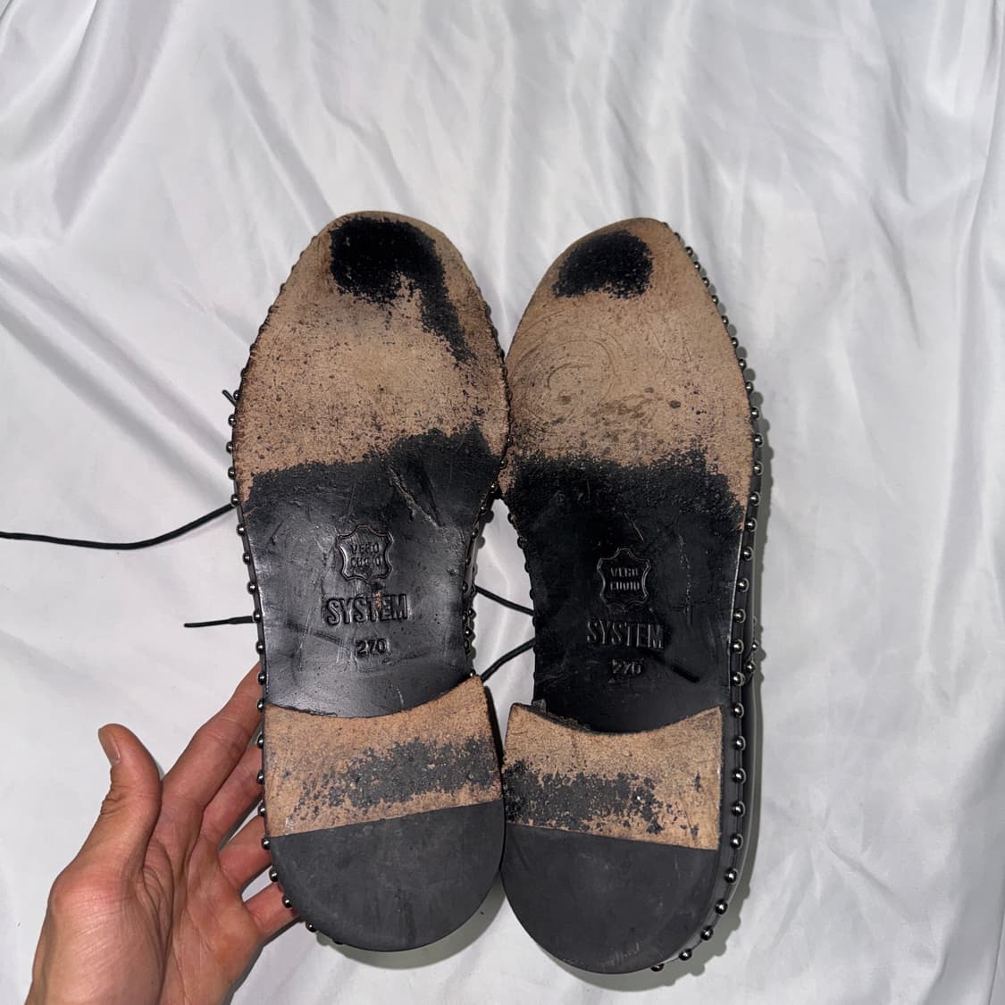 시스템 스터드 더비 슈즈 상품이미지4