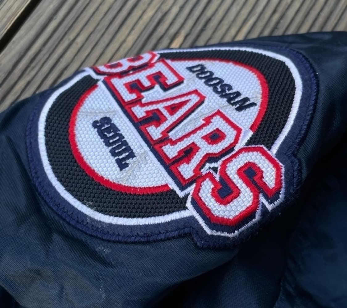 휠라 두산베어스 봄버 야구 점퍼 85~90 상품이미지3