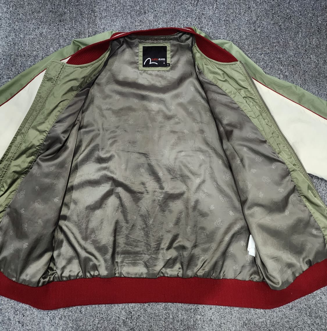 에비수 오리엔탈 타이거 자수 스카쟌 자켓  XL 상품이미지3