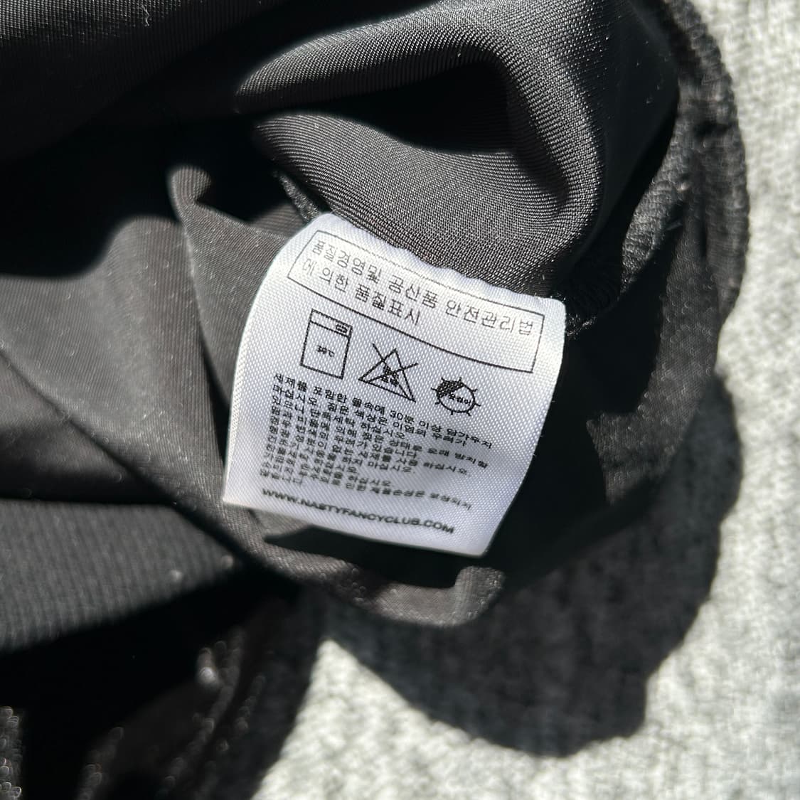 팬시클럽 벨벳 비즈 크롭 후드집업 상품이미지10