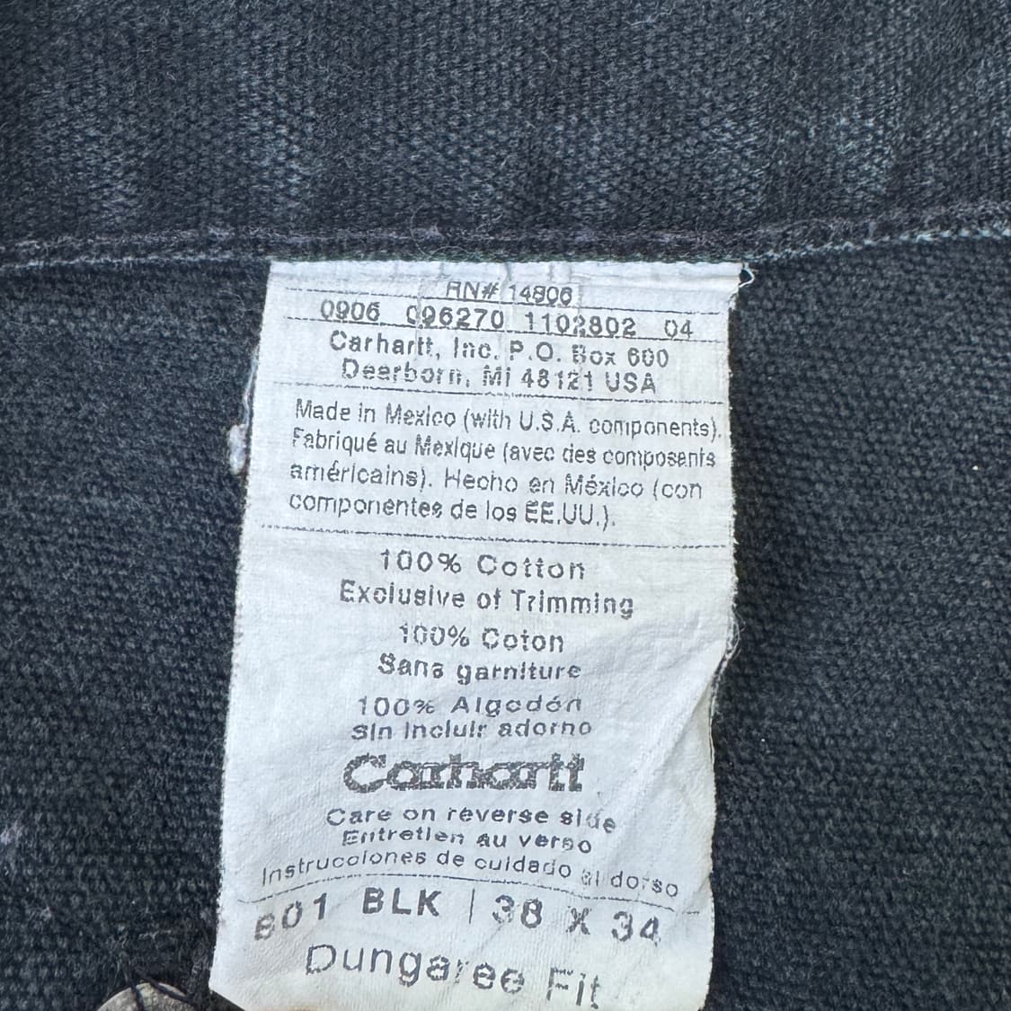 칼하트 더블니 팬츠 상품이미지3