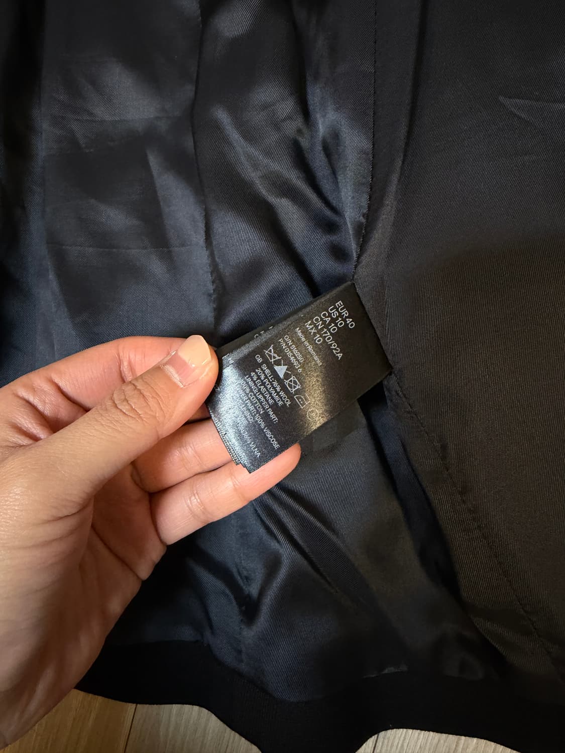 메종 마르지엘라 x H&M 더블 자켓 40사이즈 상품이미지3