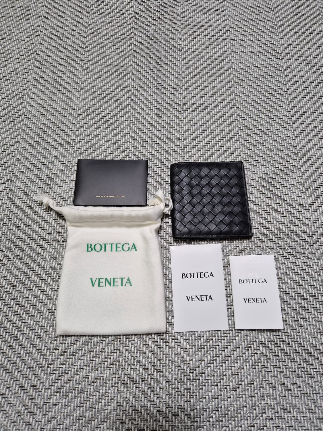 새상품급 보테가베네타 반지갑 인트레치아토 상품이미지1