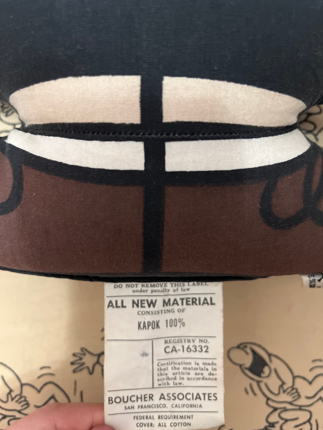 1963’s Peanuts Plush Pillow Beethoven 돌 상품이미지3