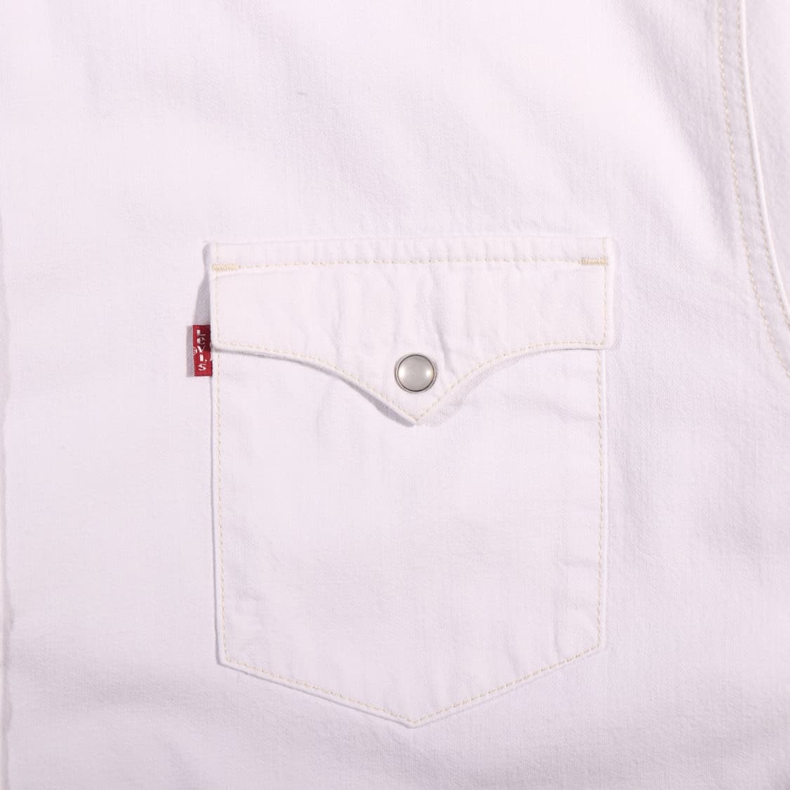 리바이스 화이트 웨스턴 데님셔츠 상품이미지3