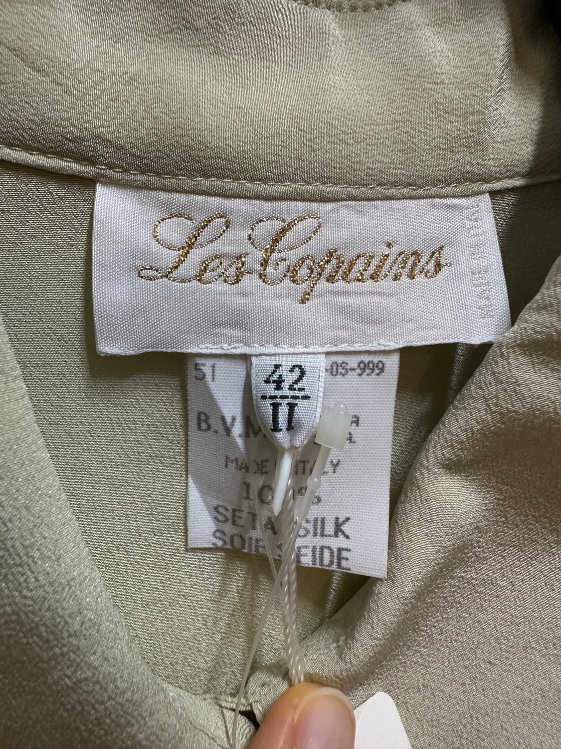 레코뱅(Les Copains)실크블라우스 상품이미지3