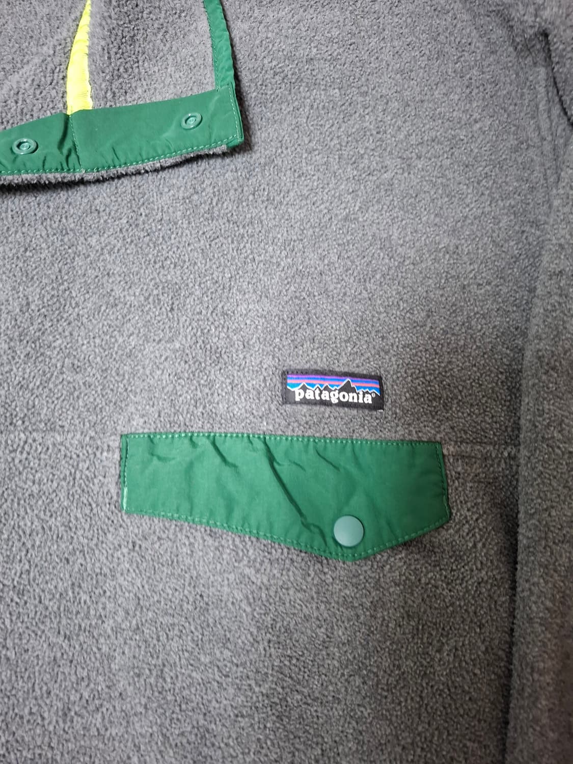 2XL 파타고니아 신칠라 회색 플리스 풀오버 상품이미지2