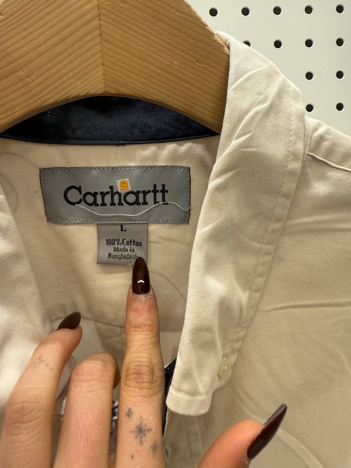 칼하트 크롭 리메이크 투웨이 셔츠 자켓 U1306 상품이미지5