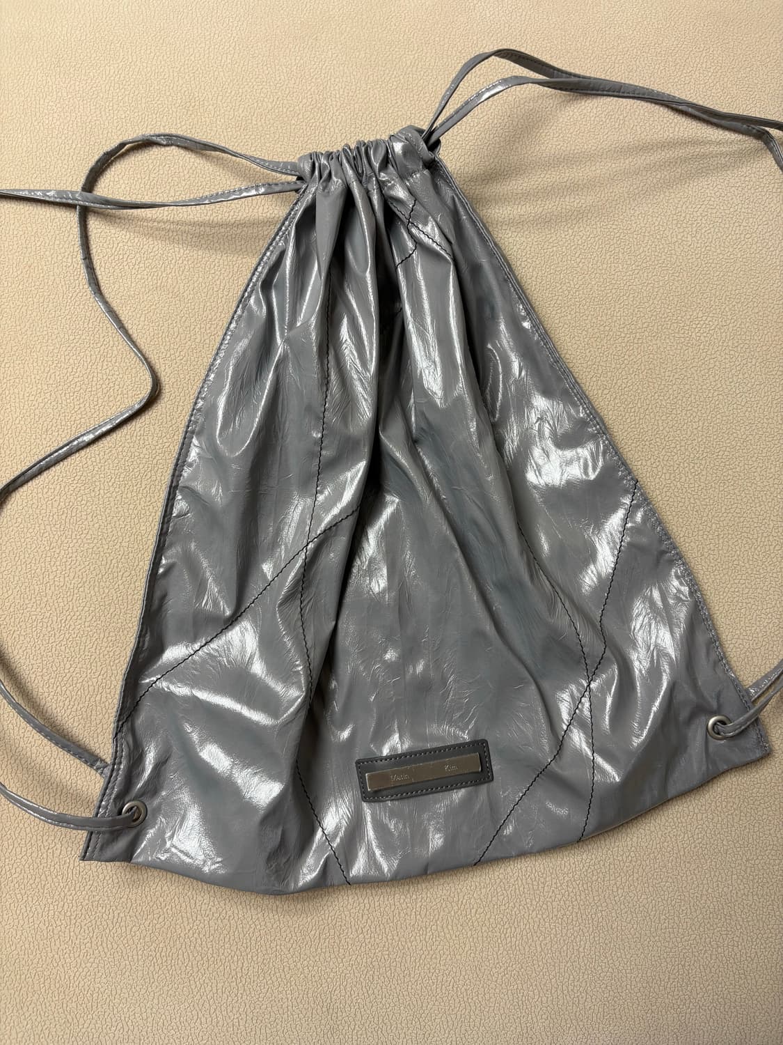 STRING COATING BACK PACK IN GREY 상품이미지4