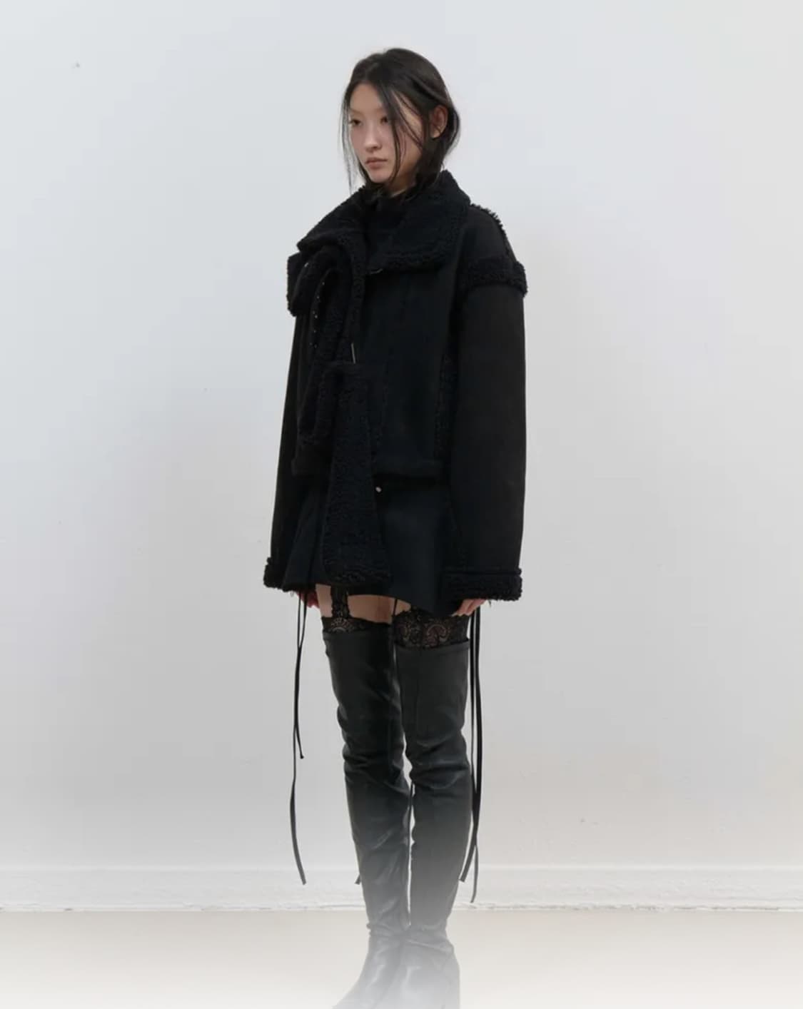 퍼 시어링 자켓 (무스탕) 상품이미지5