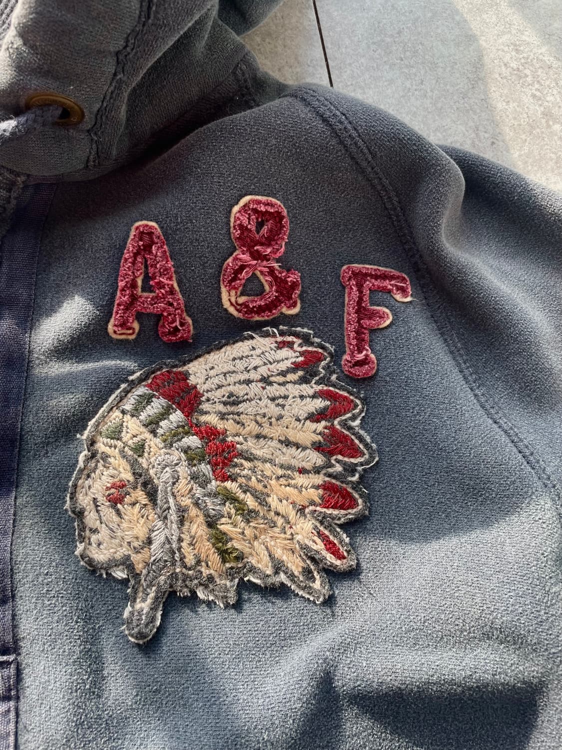 아베크롬비 피그먼트 인디안 반집업 상품이미지6