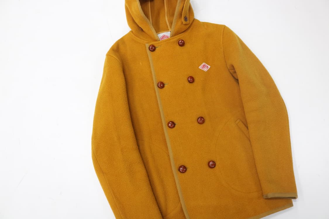 단톤 머스타드 더블 코트 상품이미지3