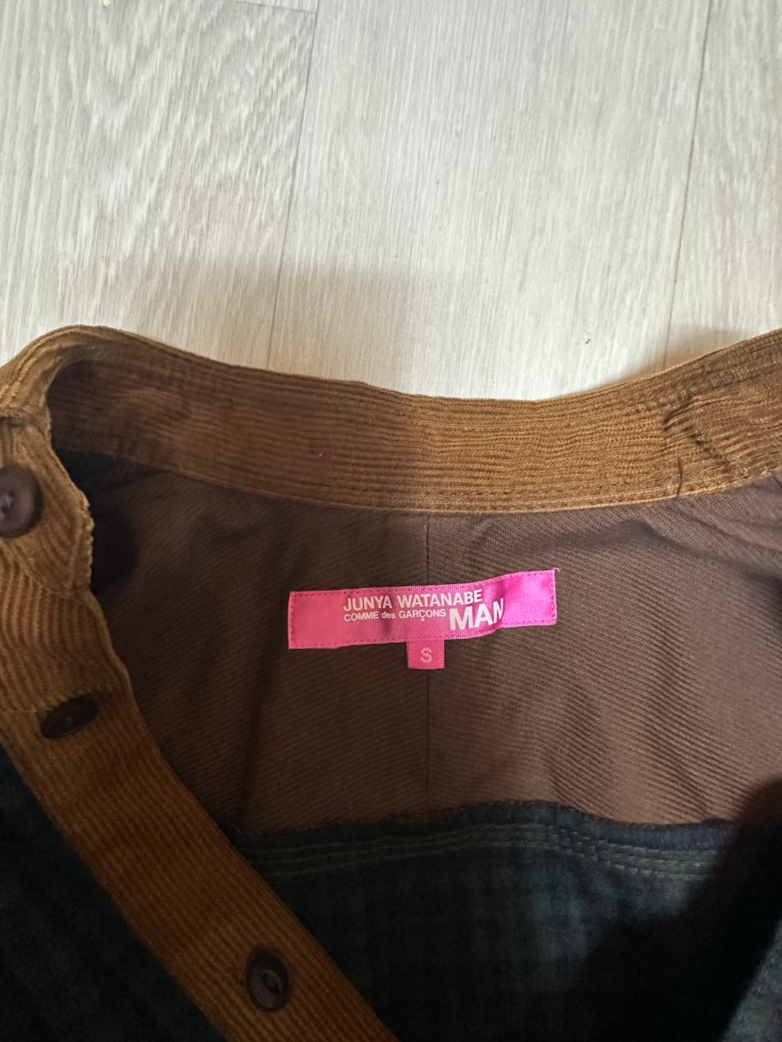 준야 와타나베 꼼데가르송 패널 셔츠 상품이미지8