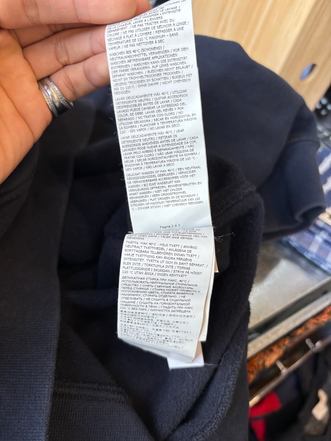 스톤 아일랜드 네이비 후드티 상품이미지6