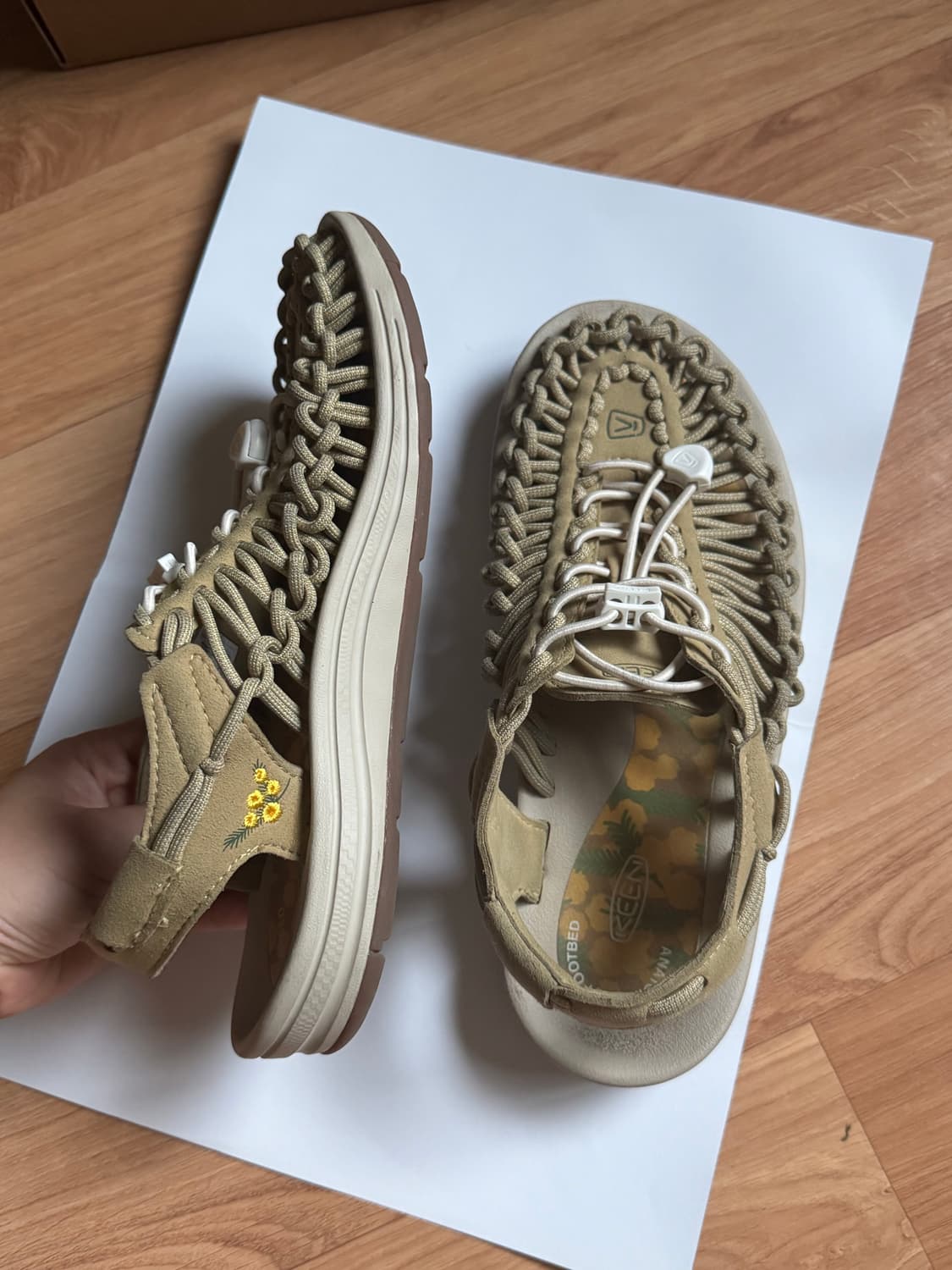 킨 유니크 여성 샌들 카키 240 상품이미지4