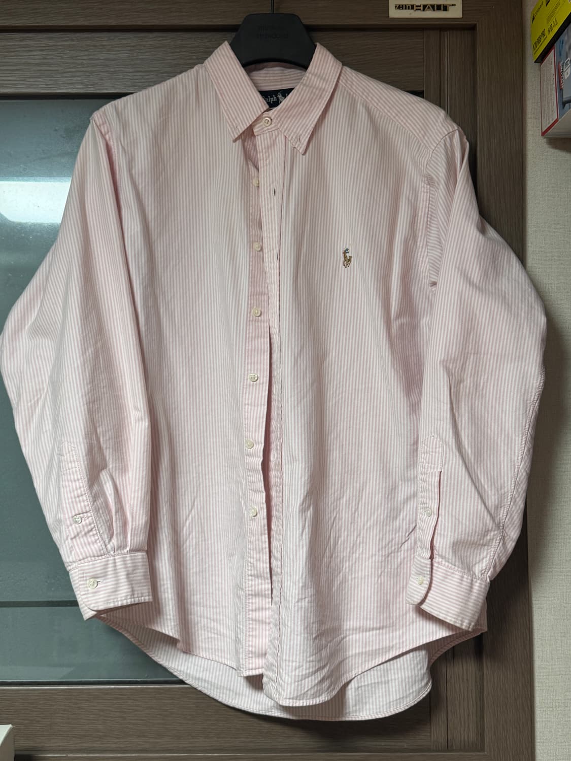 폴로 랄프로렌 핑크 스트라이프 셔츠 상품이미지1