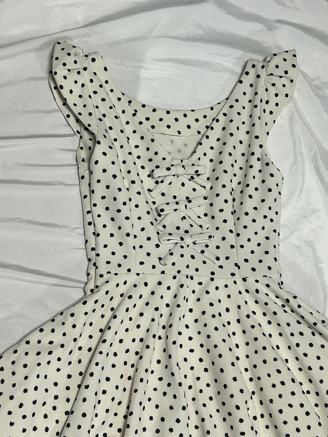 snidel 스나이델 도트 리본 원피스 상품이미지2