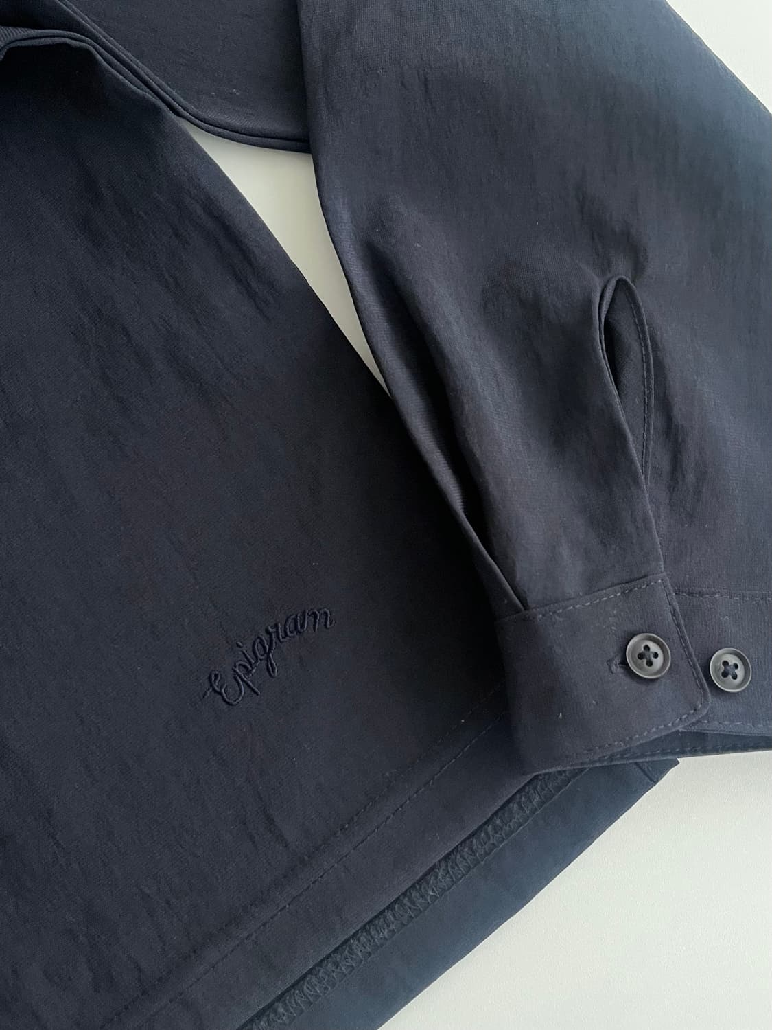 95) 코오롱 에피그램 포켓 긴소매 티셔츠 네이비 상품이미지5