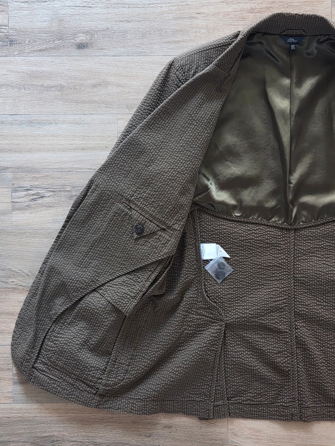 LL BEAN 엘엘빈 시어서커 자켓 블레이저 상품이미지3