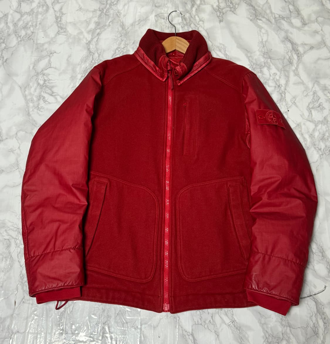 스톤아일랜드 고스트 피스 레드 와펜 2014ss 자켓 상품이미지1