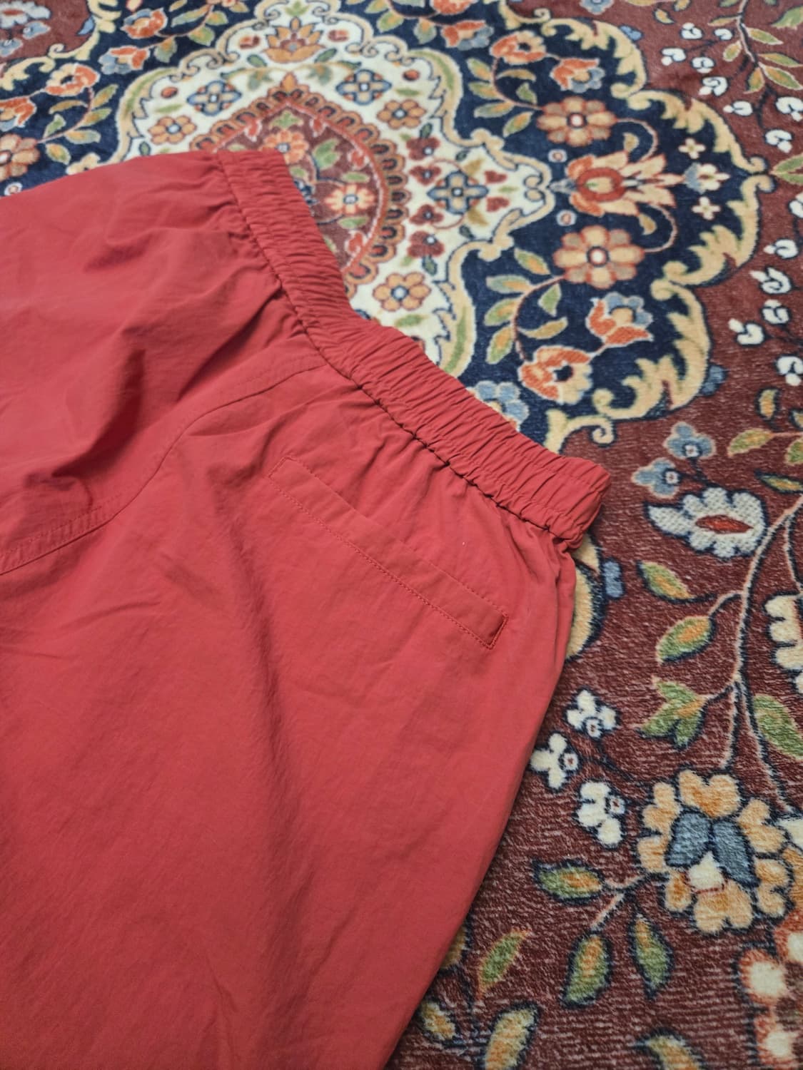 [M] 트루릴리전 붓다 로고 나일론 밴딩 반바지 (레드) 상품이미지5