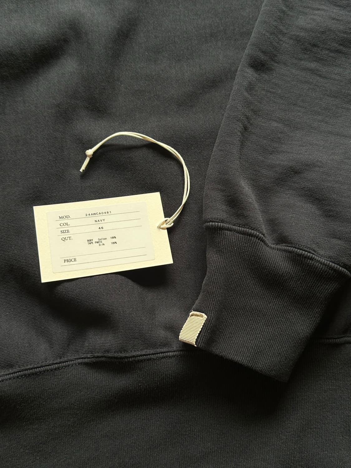 [46] cantate fluffy sweatshirt navy 상품이미지7