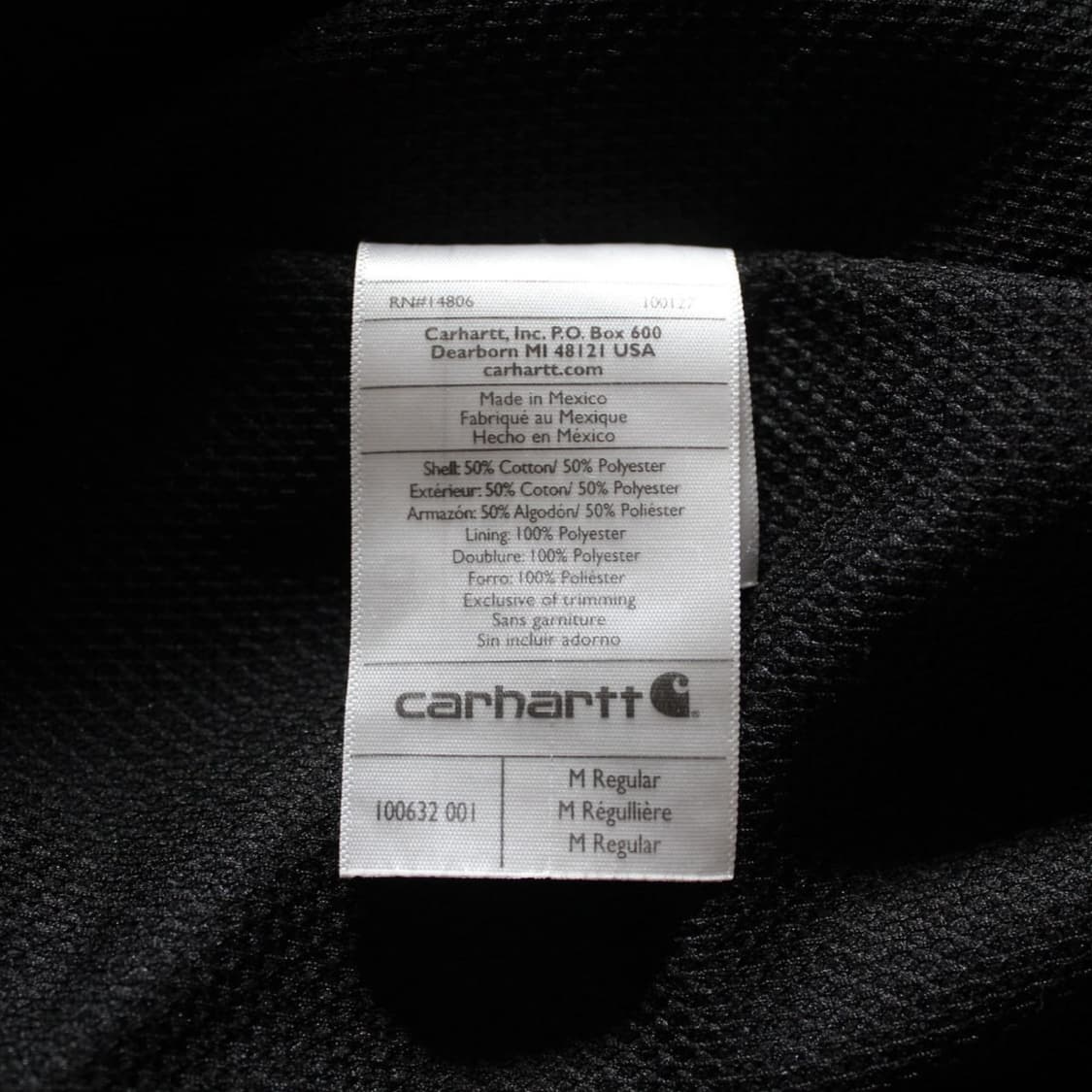 Carhartt 칼하트 블랙 후드집업  상품이미지7