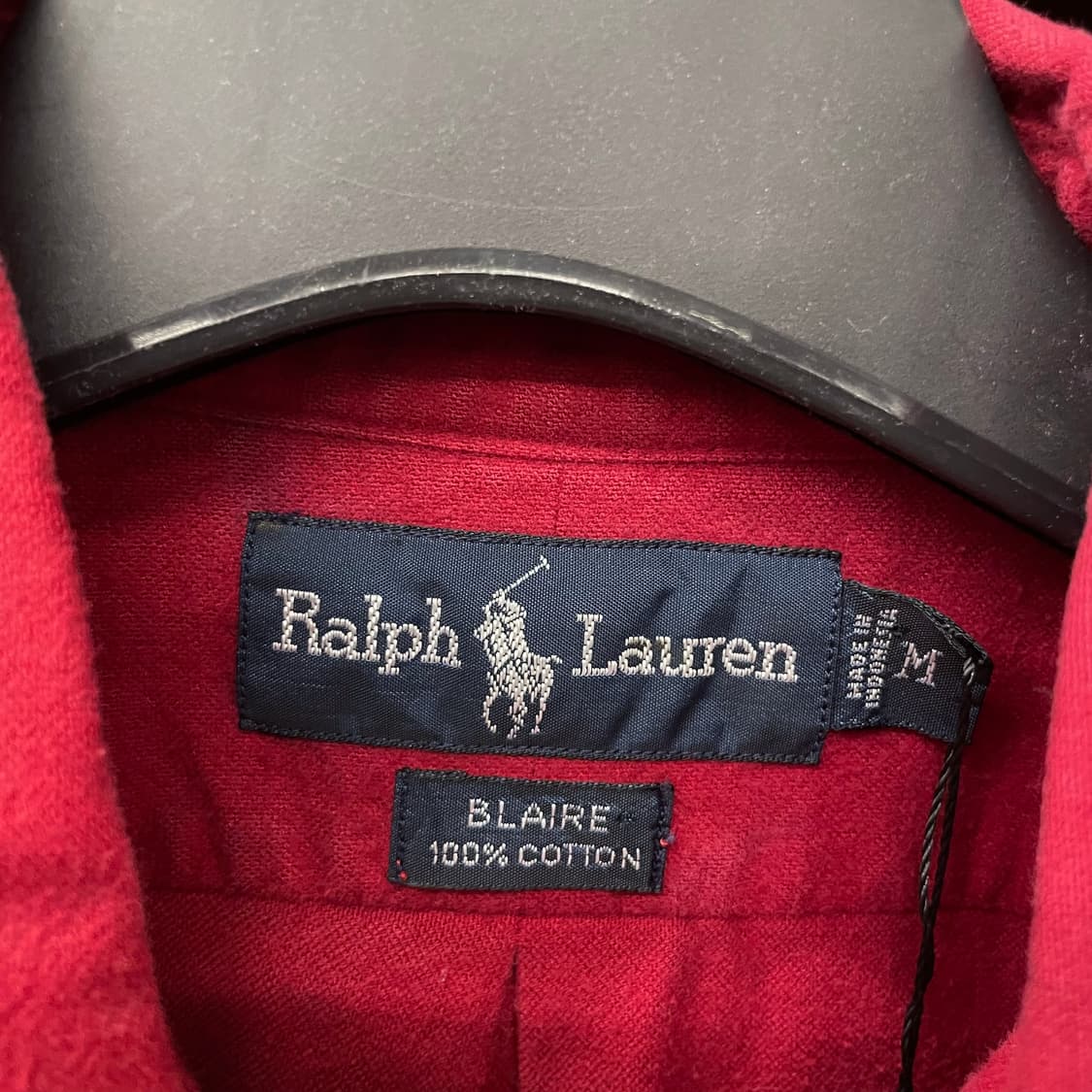 90s 폴로 랄프로렌 블레어 핏 플란넬 셔츠 N411 상품이미지7