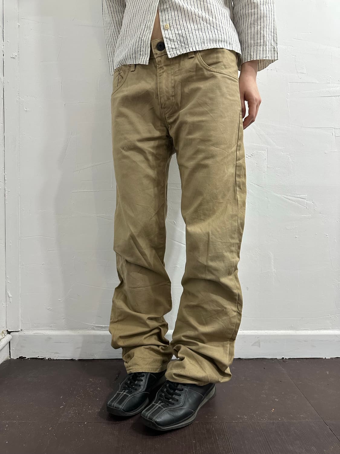 levis502 beige cotton pants 상품이미지1