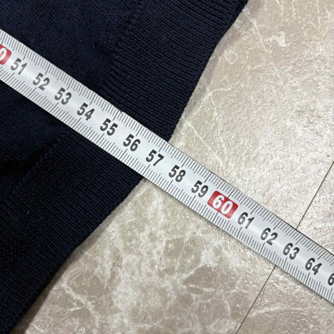 라코스테 네이비 울 100% 걸즈 크루넥 니트(90) 상품이미지7