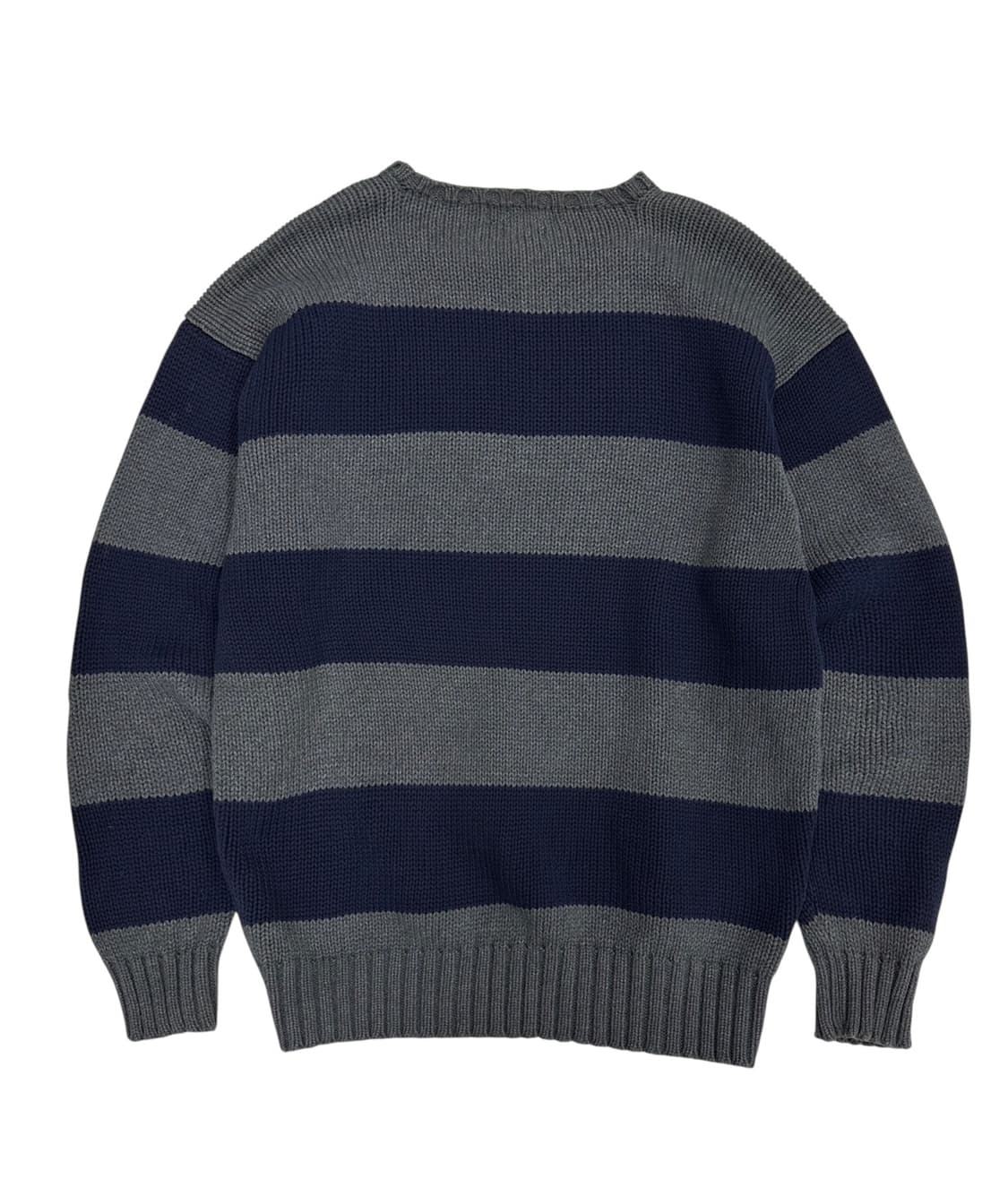 00s 폴로 줄무늬 니트 그레이&네이비 (L) 상품이미지9