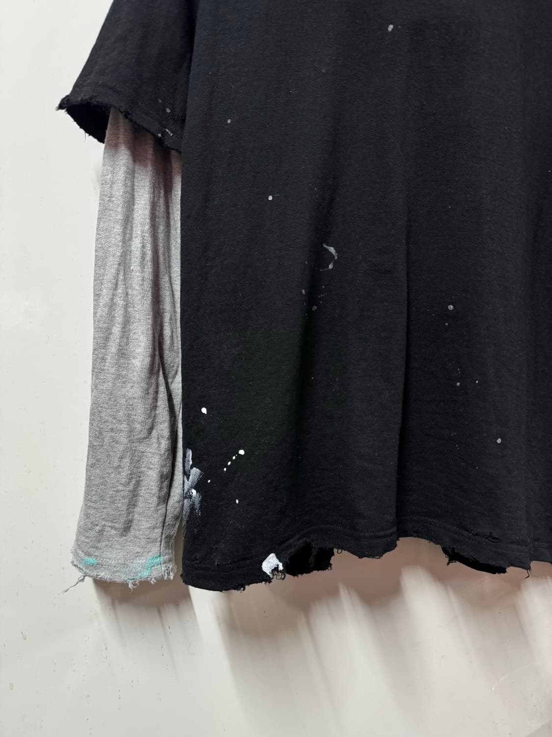 빈티지 레이어드 후드티 상품이미지3