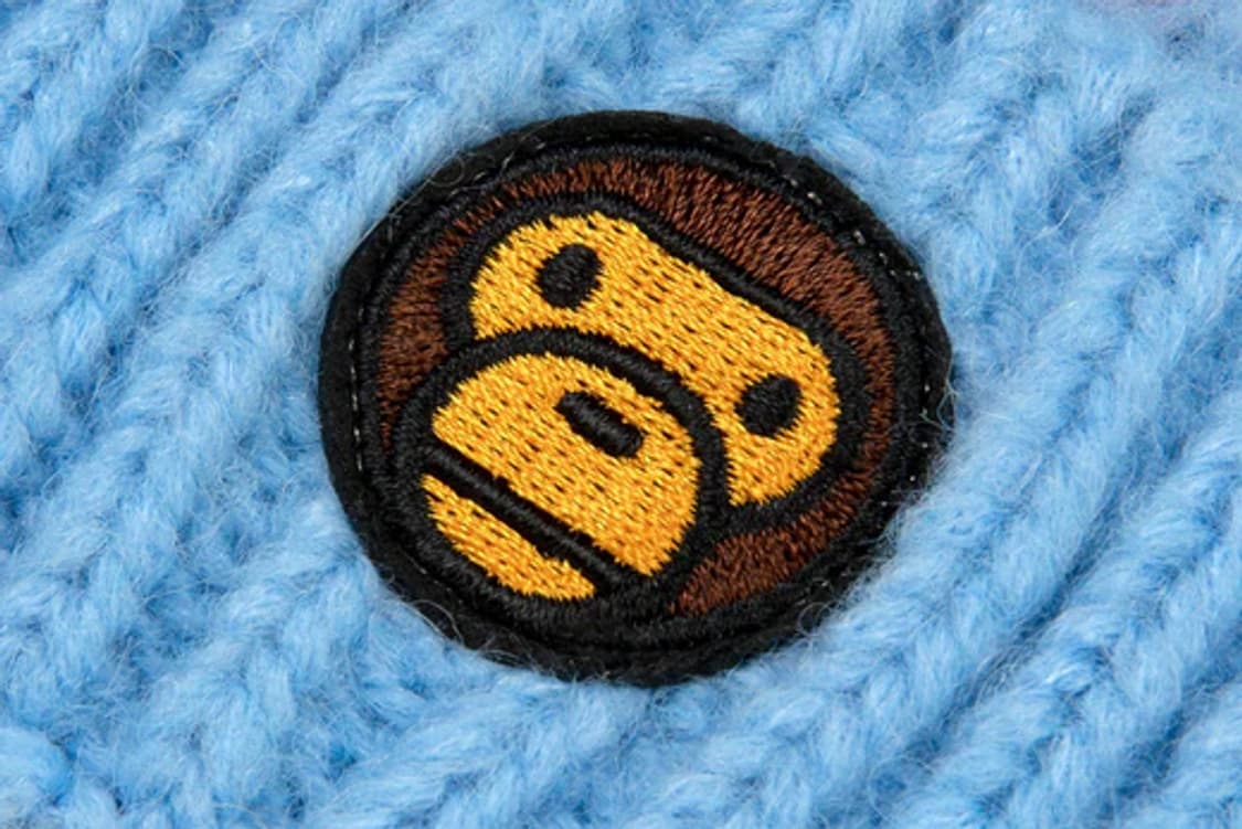 [OS] 베이프 블루핑크 그라데이션 미니 마일로 페이스 비니 상품이미지3