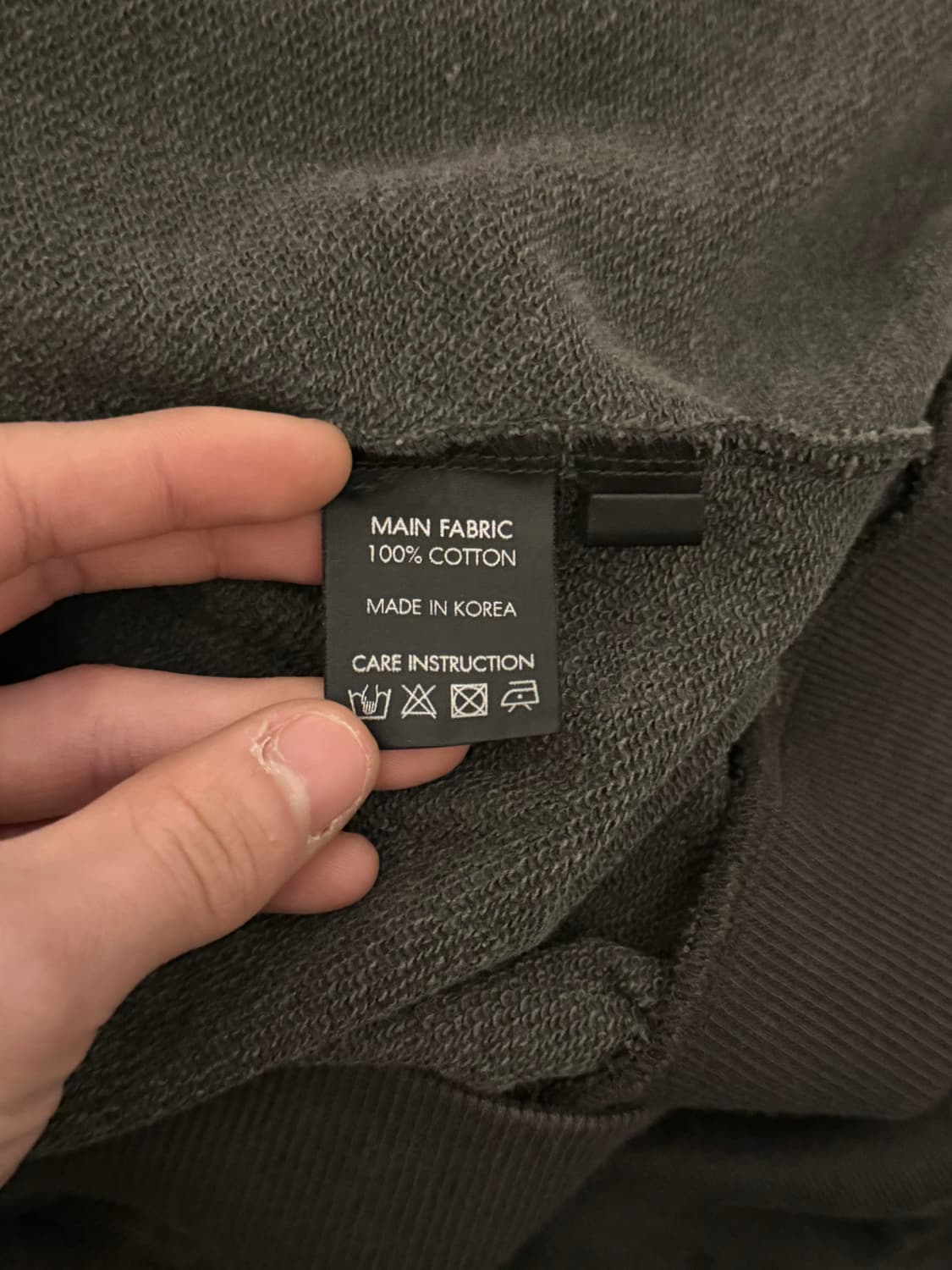 피마원 초판 목로고 차콜 후드 상품이미지8