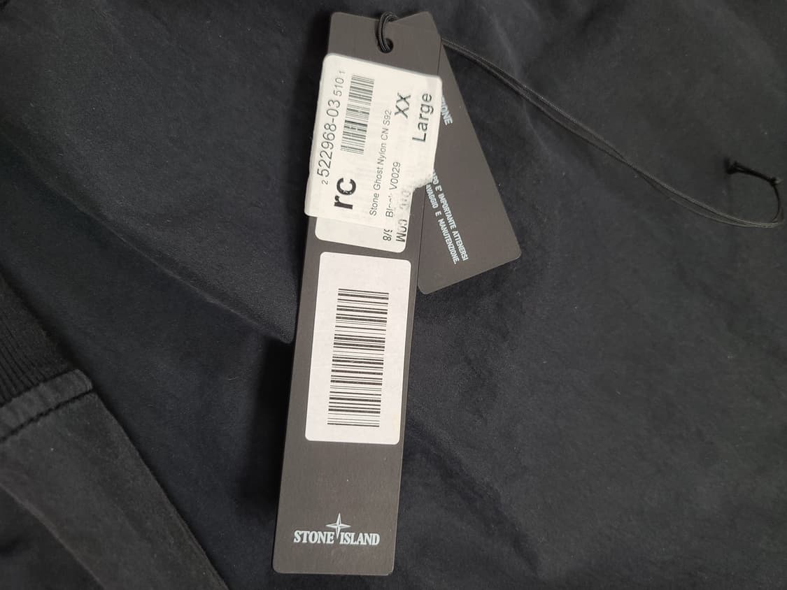 스톤아일랜드 고스트피스 나일론 맨투맨 XXL 블랙 상품이미지5