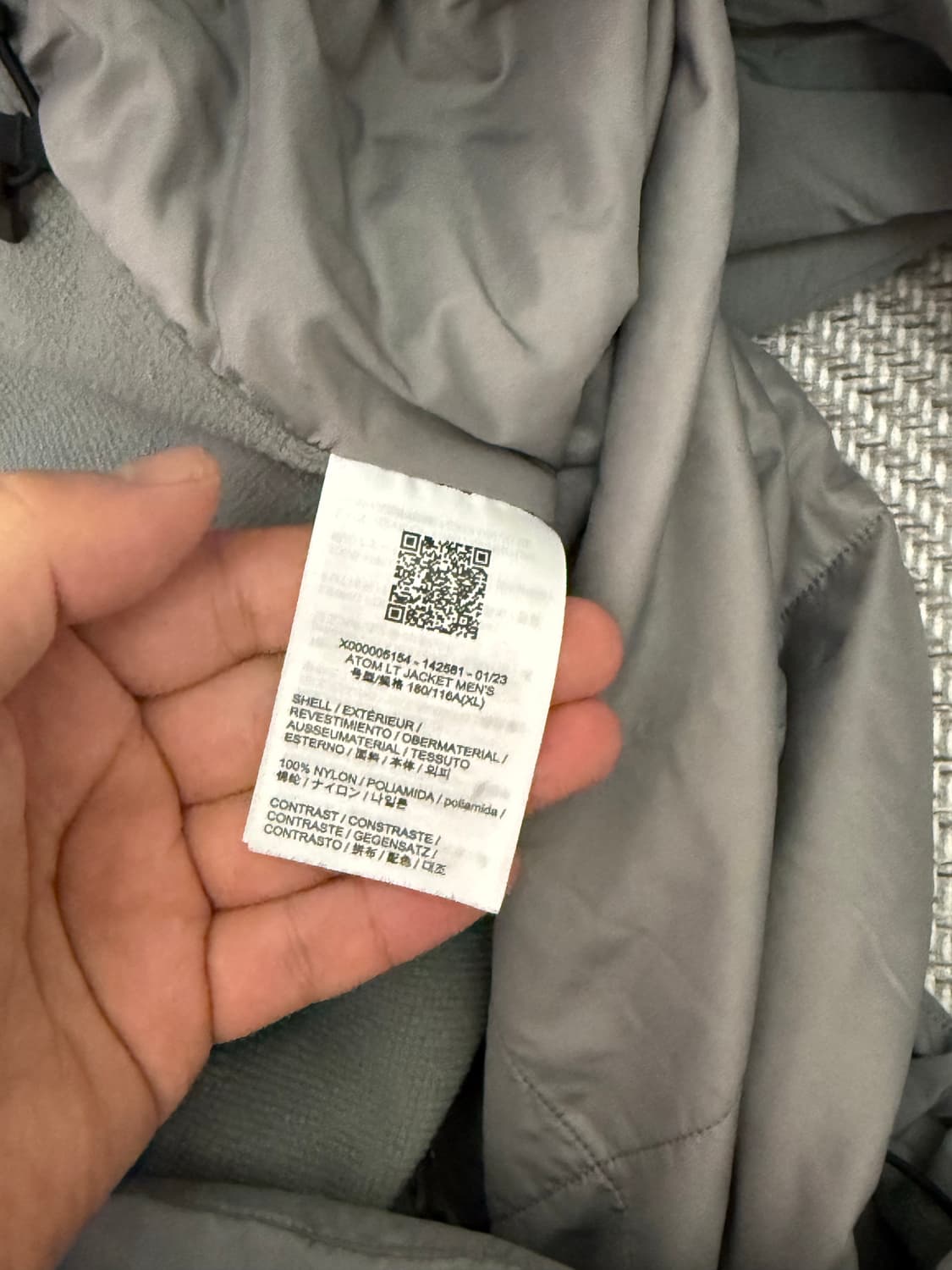 아크테릭스 아톰LT 자켓 xl 상품이미지6