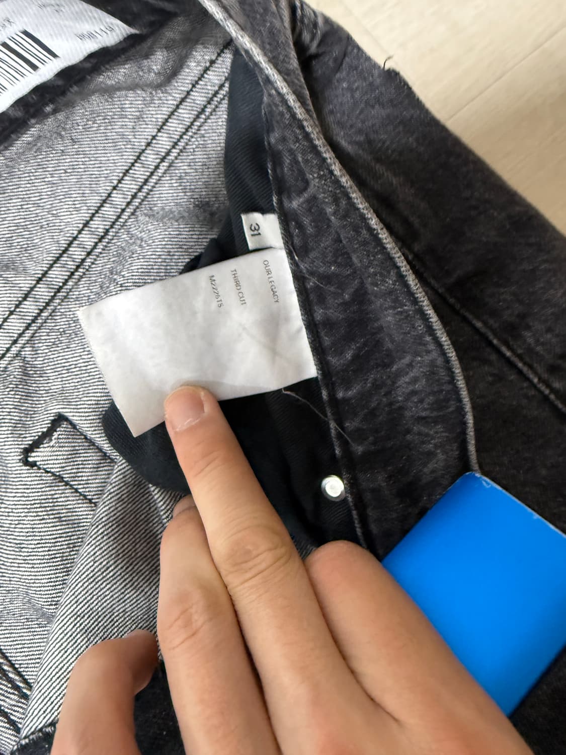 [31]아워레가시 써드컷 슈메틀링 패치 데님 상품이미지4