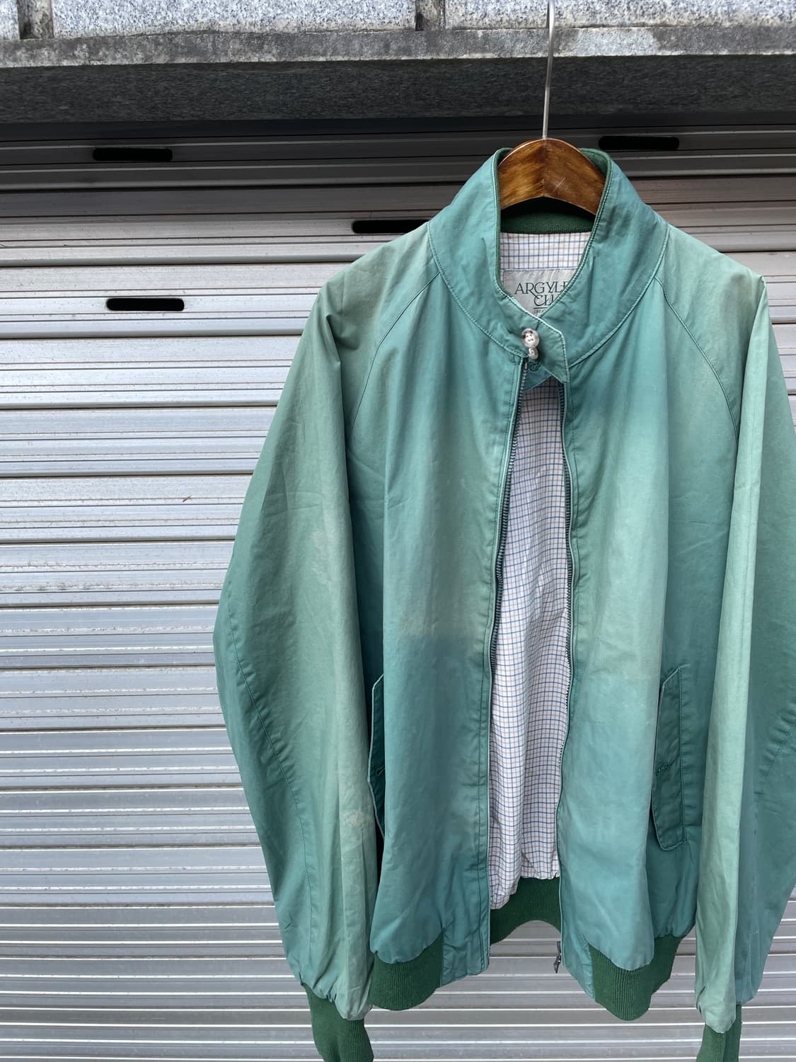 (riri)80s Argyle Club Faded Harrington   상품이미지1