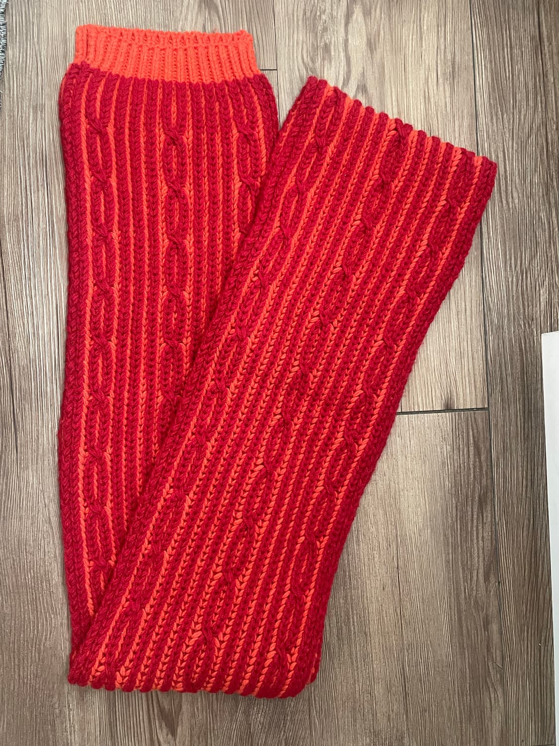 믹스트 벌키 머플러 (만다린) 상품이미지6